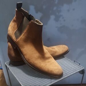 Aldo Tan Chukka Boots with Suede Finish